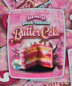 Pink Vanilla Butter Cake